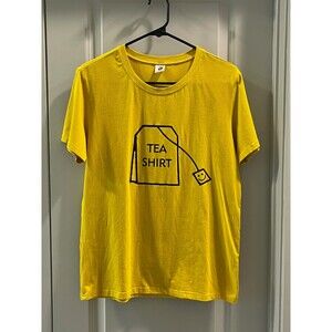 GRAPHIC T-SHIRT, Tea Shirt, Mustard, Sz L
